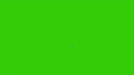 Animation-of-Water-Cartoon-on-Green-Background